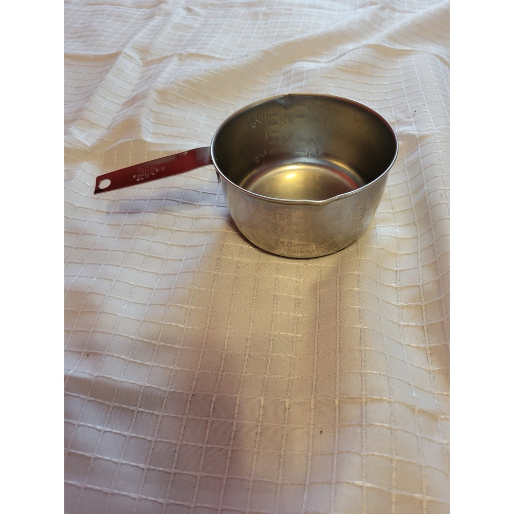 Vintage Foley Stainless Steel 2 Cup Measuring‎ Cup Dual Pour Spout 473.2ml ML